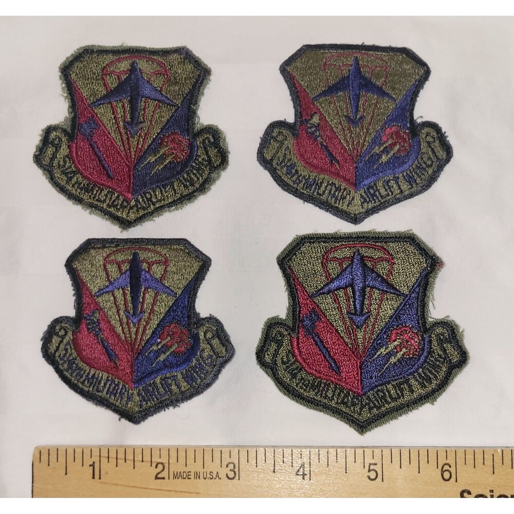 Lot of 4 Original 514th MAW Military Airlift Wing USAF Patches